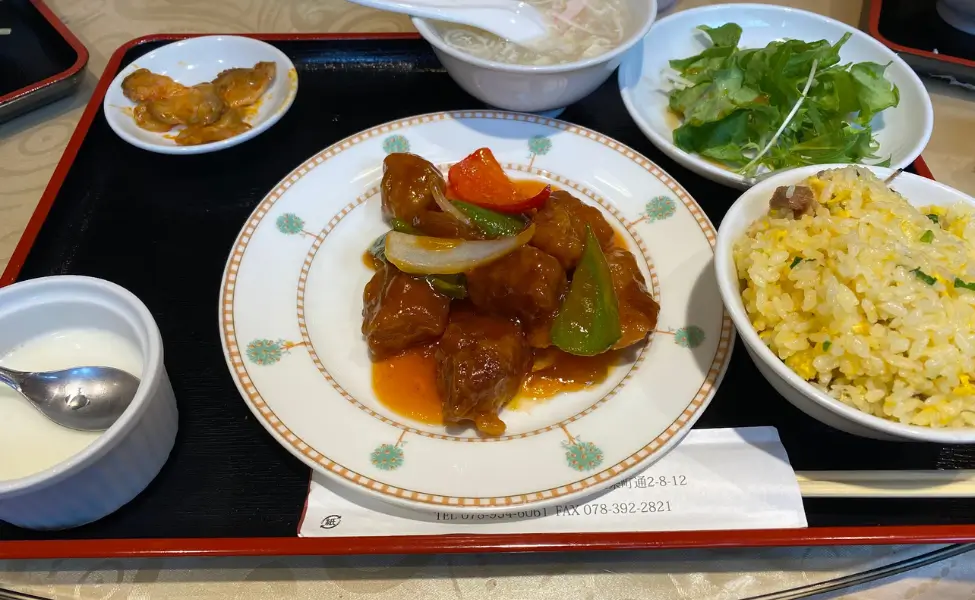 Lunch in Kobe China town Lunch in Kobe China town