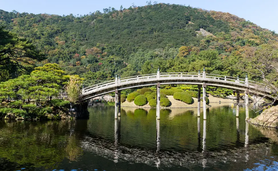 Ritsurin Garden in Kagawa prefecture Ritsurin Garden in Kagawa prefecture
