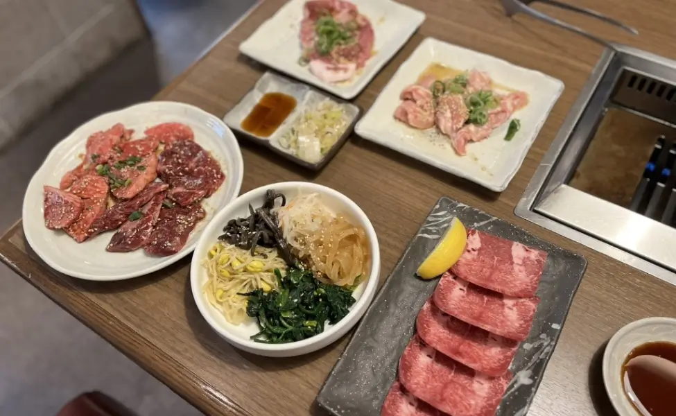 Yaki niku from a local restaurant in Nagoya Yaki niku from a local restaurant in Nagoya