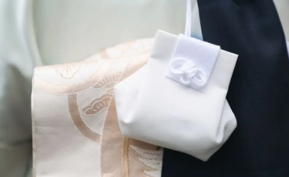 Omamori on a kimono Omamori on a kimono