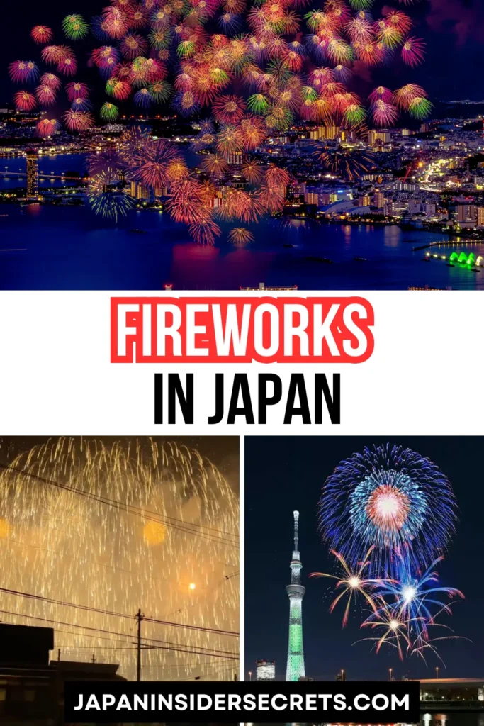 Fireworks in Japan Fireworks in Japan