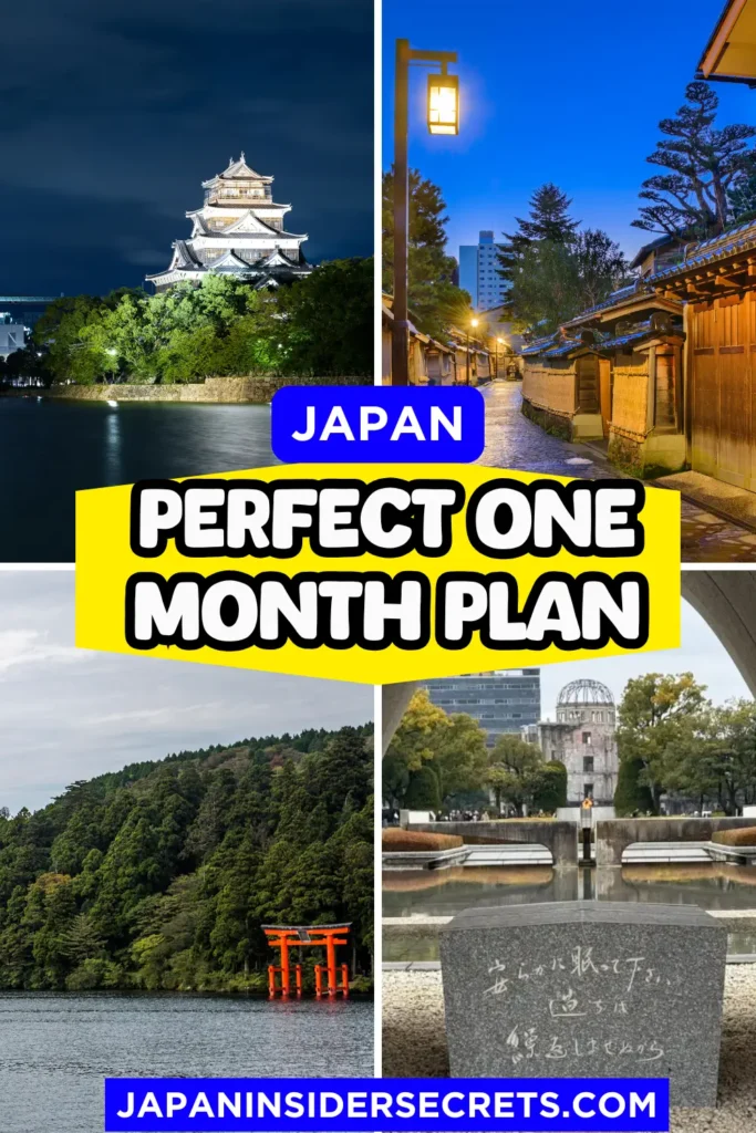 One Month Japan Itinerary One Month Japan Itinerary