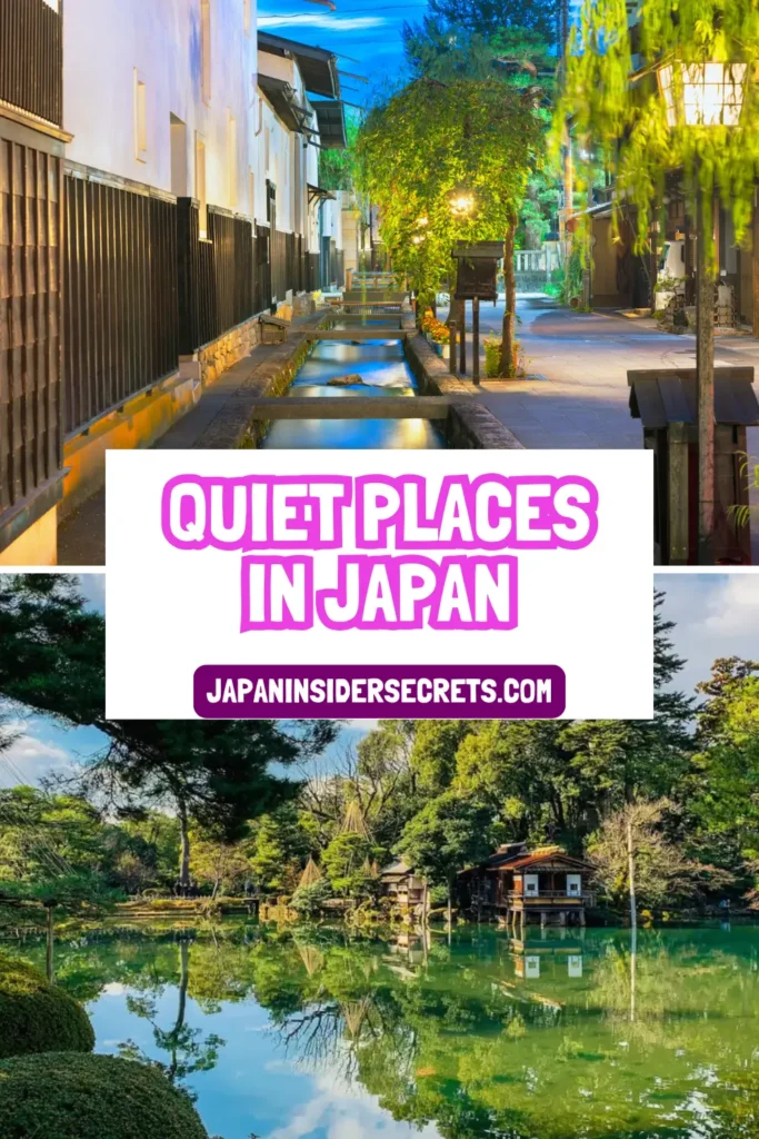 Quiet Places in Japan to relax in Quiet Places in Japan to relax in