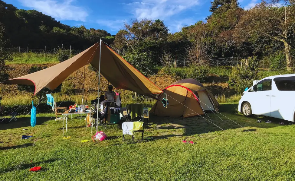 Camping on the Shima peninsula Camping on the Shima peninsula