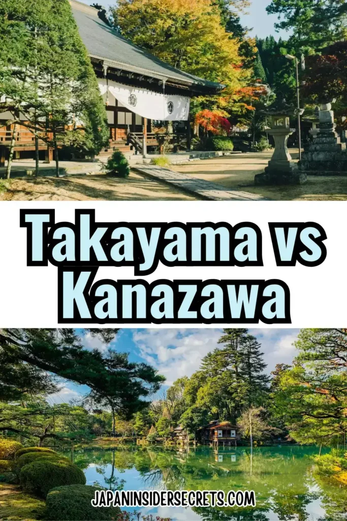 Takayama vs Kanazawa