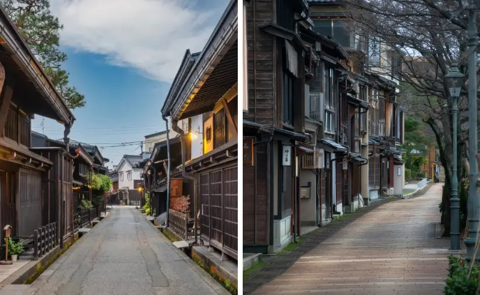Takayama vs Kanazawa