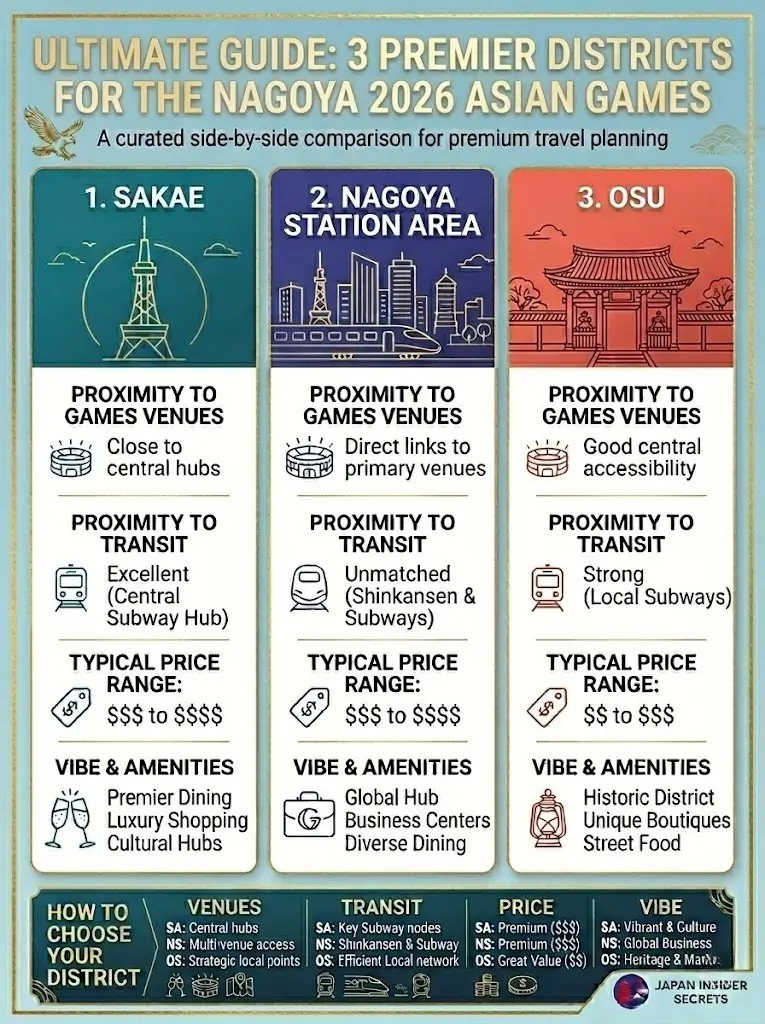 Best Areas to Stay in Nagoya During Asian Games Best Areas to Stay in Nagoya During Asian Games