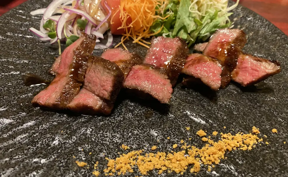 Slices of Matsuzaka beef Slices of Matsuzaka beef