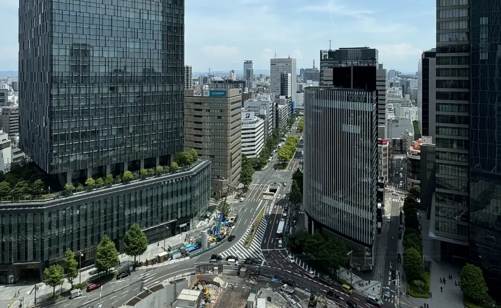 The view from above Nagoya station The view from above Nagoya station